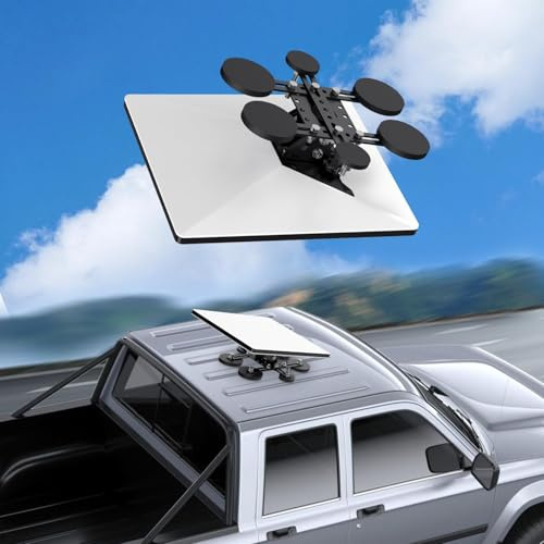 Supporto magnetico mini, adattatore con angolo di inclinazione regolabile a 20°, dotato di 6 basi magnetiche, kit di montaggio magnetico per il tetto Starlink, adatto per camper, auto, yacht e camion