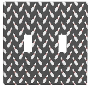 Placca di copertura per interruttore della luce a levetta, 2 piastre da parete di dimensioni standard 11,4 x 11,4 cm, piastre decorative per interruttori a doppia luce, copertura per presa di corrente