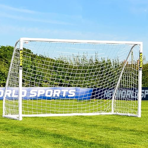 FORZA Match Fußballtor [6 Größen] | Wetterfestes PVC-Fußballtor für Garten & Training | Robustes Gartentor mit optionaler Zielfolie