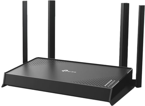 TP-Link Wi-Fi 7 Router Archer BE220, Dual-Band WLAN 3570 Mbps, Gigabit Port, USB 3.0, MLO, EasyMesh, VPN Clients und Server, WPA3, HomeShield, Kompatibilität mit Alexa und Google Assistant