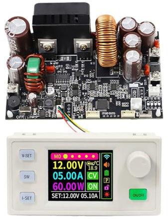 VIVIWI Alimentatore regolabile di terza generazione 70V 25A 1750W Stabilizzatori di corrente elettrica per uso industriale di laboratorio