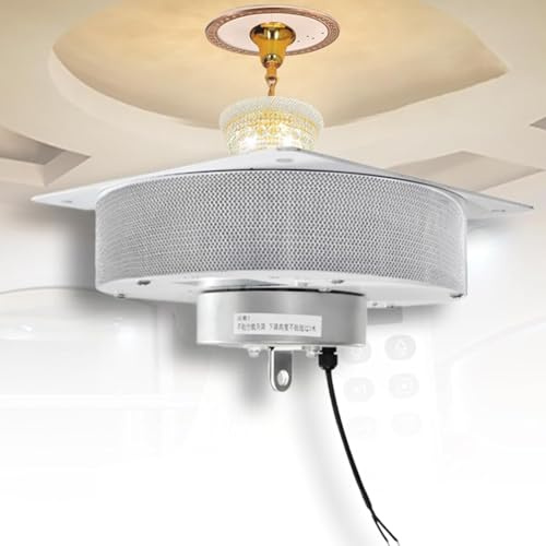 DPQYJPP 2 In 1 Chandelier Lifter, Motorized Villas Heavy Duty Pendant Lamps Lifter Electric Chandelier Hoist Lift System, with Remote Control and Wall Switch, Suitable for hotels, living rooms 40KG