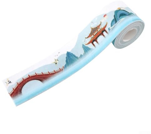 Zilimontt Strisce assorbenti d'acqua, 8 x 280 cm, in tessuto non tessuto, riutilizzabili, per finestre della cucina e bordi del lavandino, controllo dell'umidità e spogliatura dell'acqua (vento cinese