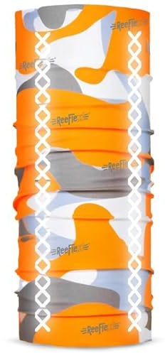 REEFLEXX Loop Schlauchschal Multifunktionstuch mit Reflektoren – Atmungsaktives Halstuch für Erwachsene & Kinder, 12 Designs, Waschbeständig, Sport & Outdoor