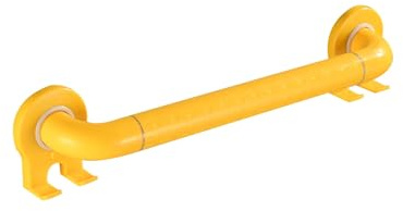 Stödhandtag For Badrum, Badkarshjälp, Toalettstång Med 2 Krokar Och Lysande List, For Seniorer(Color 1,L-68cm)
