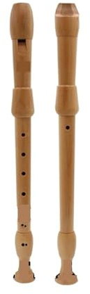 Blockflöte Holz 8 Löcher Alto F Ahornholz Flöte Blockflöte Musikinstrumente Klarinette(Type 2)