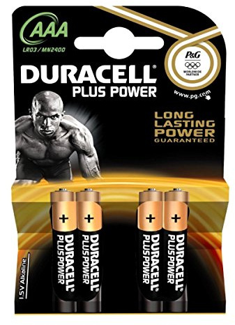 Duracell - Pile Alcaline - Duralock AAAx4 Plus Power (LR03)