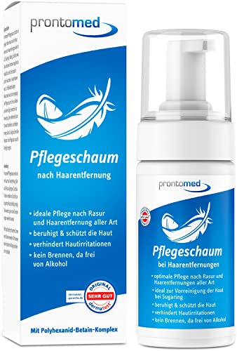 Prontomed Pflegeschaum nach Haarentfernungen 100ml - optimal gegen Rasurbrand