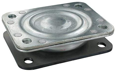Rollentechnik Cuscinetto a sfera a pressione cuscinetto a flangia piastra NLV 135X110 piatto rotante perforato 105X75/80