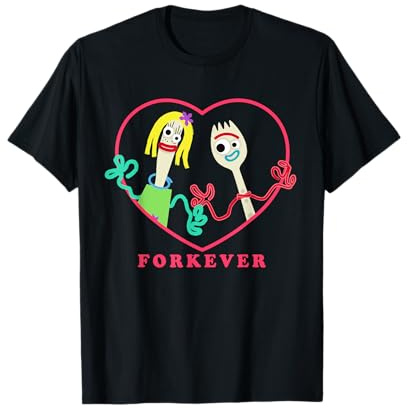 Toy Story 4 Forky and Girlfriend Forkever Valentine's Day T-Shirt