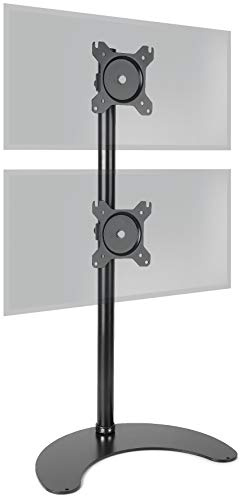 Duronic Dual Monitor Stand DM15D2V2 Adjustable Computer Monitor Arms Multi Stand Dual Screen Stands Ergonomic 2 Monitors Mount Display Stands for Two Monitors 13-32 Inch Desk Mount Screens