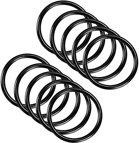 PATIKIL 10 Stück 30 mm x 25 mm x 25 mm O-Ring aus Nitrilkautschuk schwarz | metrische Dichtungsringe, für Wasserleitungen