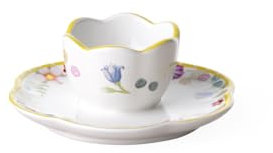 Villeroy & Boch Spring Awakening coquetier avec soucoupe, 4 pièces