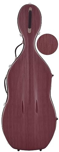 Cellokoffer Fiberglass 4/4 Classic steel effect kastanienbraun M-case