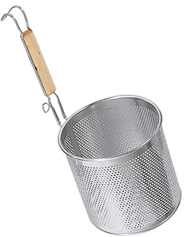 BESTonZON Cuchara De Filtro Colador De Pasta Colador De Araña De Malla Cestas De Colador De Fideos Colador De Acero Inoxidable Colador Colador De Alambre Cucharas Chinas Colador De Malla