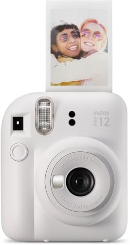 Fujifilm Instax Mini 12 Instant Camera Clay White