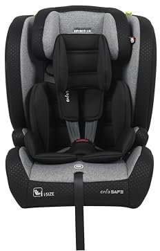 Enfasafe Spirit iX i-Size R129 High Back Booster car seat with ISOFIX & Top Tether, Forward Facing 76 – 150cm, Approx. 15 Months to 12 Years