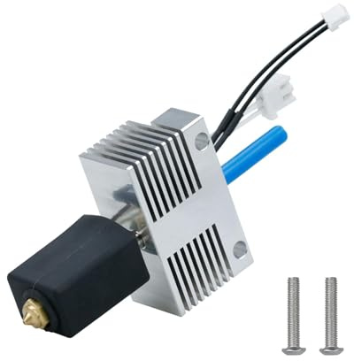 Extruder Hot End Kit for Neptune 4 Plus/4 Max, All Metal Hot End with Nozzle and Silicone Sleeve,3D Printer Accessories Hot End Extruder Head Heating Block Kit