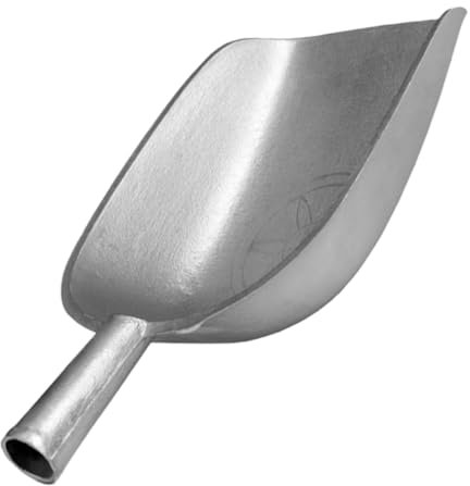 HOLIDYOYO Aluminium Pommesschaufel Für Snacks Multifunktionale Küchenschaufel Für Popcorn Hundesnacks Mehl Und Handlich Und Robust Geeignet Für Küche Und Bar