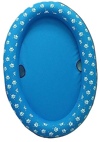 BELLIFFY Piscina Inflable Plegable para Mascotas Alfombra Flotante, Tamaño Mediano, Resistente y Portátil, Adecuado para Perros y Gatos Exteriores, Piscina Refrescante para Verano