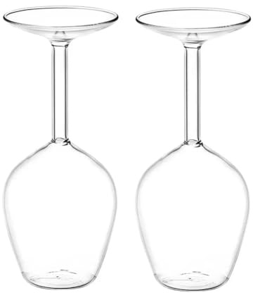 Semej 14 fönster oz, vriden cocktailglas, vriden martiniglas, vinglas, unikt, roligt vriden vinglas, 2 stycken