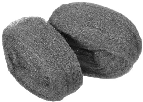 BUGUUYO 2stücke Teiliges Stahlwolle Polier Reinigungspad Für Glas Holz Metall Weiches Flexibles Drahtgeflecht Kratzfrei Vielseitig Einsetzbar Für Haushalt Und Industrie