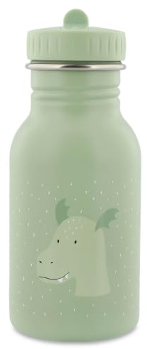 Trixie Trinkflasche Kinder 350ml, Wasserflasche Kindergarten, auslaufsicher