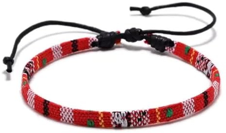 TRIPLE K&S Bracciale da surfista uomo e donna • 100% impermeabile e realizzato a mano • Bracciale in tessuto boho • gioielli hippie estate spiaggia, Einstellbar, Cotone, Nessuna pietra preziosa