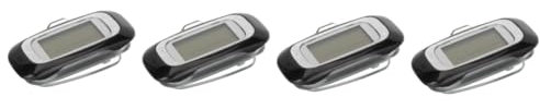 Kisangel 4 Pièces podomètre 3D podomètre Simple de Poche Comptage de Pas Pédomètre Compteur de Pas Simple traqueur Calorie Pied passomètre créatif déambulateur Professionnel Abdos