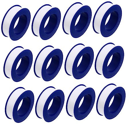 STOBOK 30pcs Raw Material Tape Thread Seal Tape Plumbers Thickness for Home Water Leak Repair Package