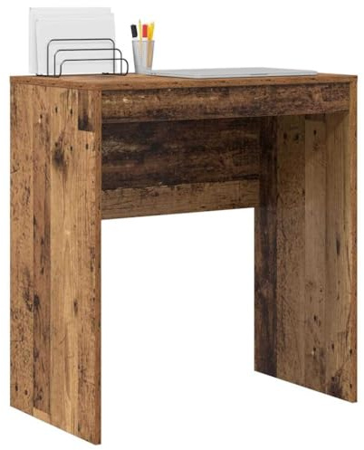 vidaXL Schreibtisch Altholz 70 x 40 x 76 cm | Rustikales Flair mit strukturierter Oberfläche für einen natürlichen Look, Robuster Holzwerkstoff, der gut hält,