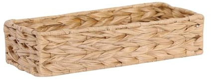 jebyltd Cesto Stoccaggio del Giacinto Acquatico Naturale per L'organizzazione Domestica E Decorazione Cesto Stoccaggio Fatto A Mano capacità capacità