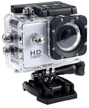 ZGJIAJU Mini HD 1080P Waterproof Camera Sport Camcorder 2.0 Inch 32G Outdoor Motion Sking DV for Action Video Helmet Bicycle Digital Cam Clarity Precise(Cam add8gb card,A)