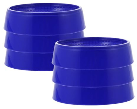 BETOOKY Nido per Uccelli Ciotola per Nidificazione 6 Pezzi in Plastica Blu Superficie Liscia per Allevamento Piccioni e Uccelli per Negozio di Animali e Zoo