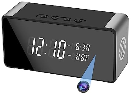 Pragovle WiFi Wireless Mini Security Camera, Full HD 4K/2K/1080P Surveillance Cam for Home Safety Support 5G&2.4G with Night Vision and Motion Detection, APP Control with SD Storage
