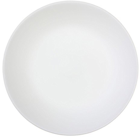 Corelle 3121 26 cm Vitrelle Glass Winter Frost White Dinner Plate, Pack of 6