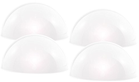 Lunartec Solar Halbkugeln: Solar-Leuchthalbkugel mit weißen LEDs, 4er-Set (Bodenlichterkette Halbkugel, Solarleuchte Halbkugel, Kugel)