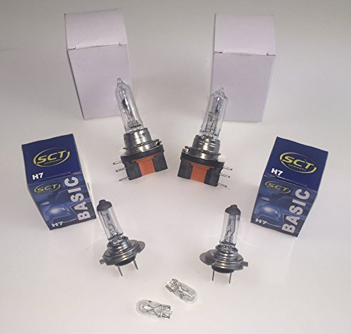 2 x H7 55W 2 x H15 55/15W 2 x W5W LAMPE GOLF VI ABBLENDLICHT TAGFAHRLICHT/FERNLICHT STANDLICHT 12V