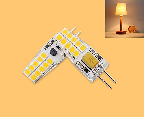 ShuoHui 2 x GY6.35/G6.35 LED SMD Energy Saving Light Bulb Lamp Warm White 12 V AC/DC