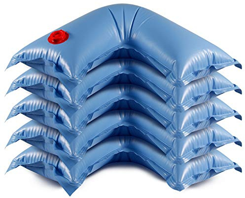 Wassersack Eckausführung 5er Set 60 x 60 cm Beschwerungssack für Abdeckplane Winter