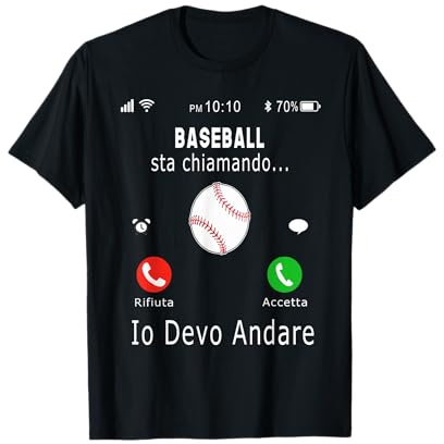Un regalo divertente per gli appassionati di Baseball Maglietta