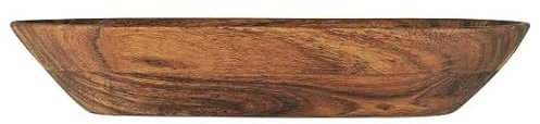 Ib Laursen Ciotola ovale in legno di acacia oliato, lunghezza 30 cm