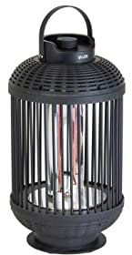 Kalos Oriental Style Outdoor Electric Lantern - Patio Heater with 2 heat settings - Instant Heat provided with a safety carry handle