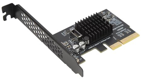PCIE zu USB 3.2 Gen 2 Erweiterungskarte, USB3.2 GEN2x2 20Gbps Type-C Type E Front/A Key Karte, für ASMedia ASM3242, PCI Express USB Karte für Desktop PC, für 10, für 11