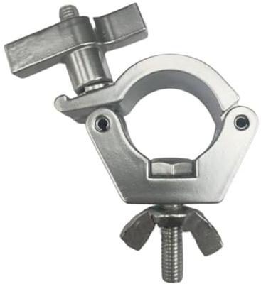 Clamp for Light, Stage Light Clamp, Heavy Duty Rotating Aluminium Alloy Clamps - Multifunctional Light Clamp, Lightweight Stage Lighting Accessories for 30-36mm Pipes, Trusses