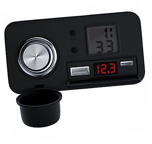 Veemoon 12v Wasserdichter USB Charger Mit Pd Schnellladung Für Handy Und Tablet Kabel Mit Schalter Digitale Spannungsanzeige OPP Verpackung