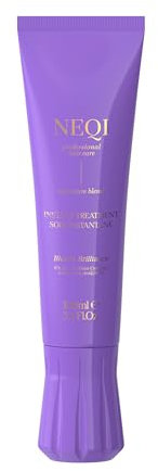 NEQI - Treatment Treasure Blonde Brilliance - Mascarilla intensiva de 3 min para cabello rubio - Con Blonde Shine Complex & AHA - Fortalece y evita tonos amarillos - 100 ml