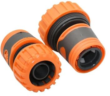 Conector rápido de Manguera de 1/2'', 3/4'' y 1'' con diámetro Exterior de 16 mm y 20 mm, Accesorios de Tope de Agua for Manguera de jardín, reparación de tuberías, Adaptador for Pistola de riego(A)