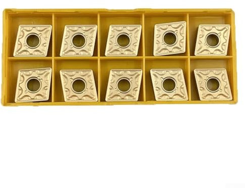 10Pcs CNMG 120408-MA CNMG432-MA Inserti di tornitura in carburo per inserti in carburo di tornio in acciaio e ferro inossidabile per utensili di tornitura MCLNR Inserto in carburo cementato