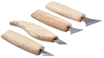 CORHAD Cincel de Gubia para Madera Mango de Madera y Acero Cromo-vanadio, Herramienta Cómoda para Tallar a Mano en Taller de Carpintería Profesional
